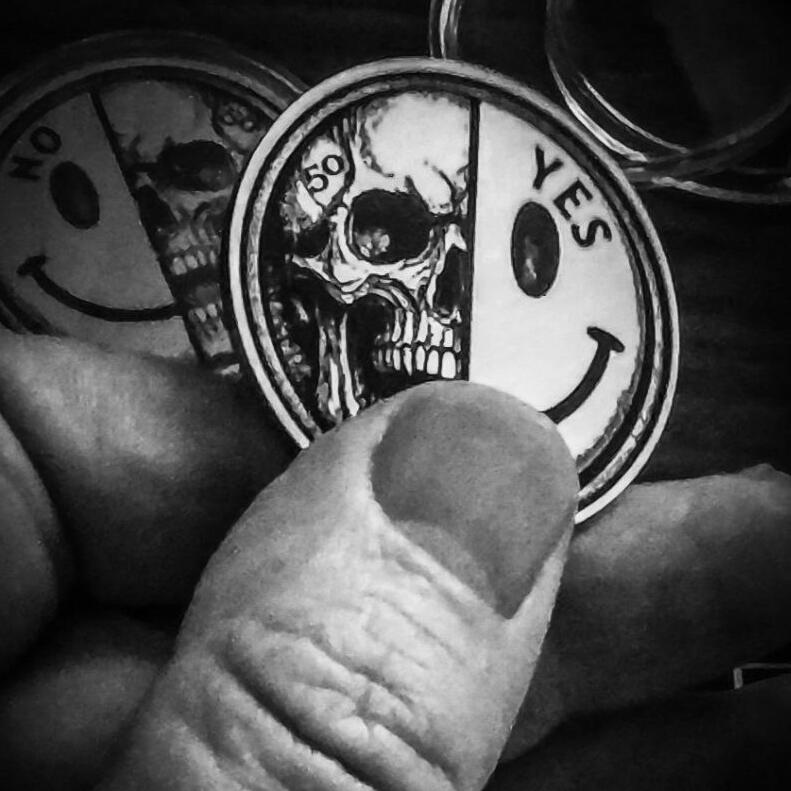 3D effect challenge coins