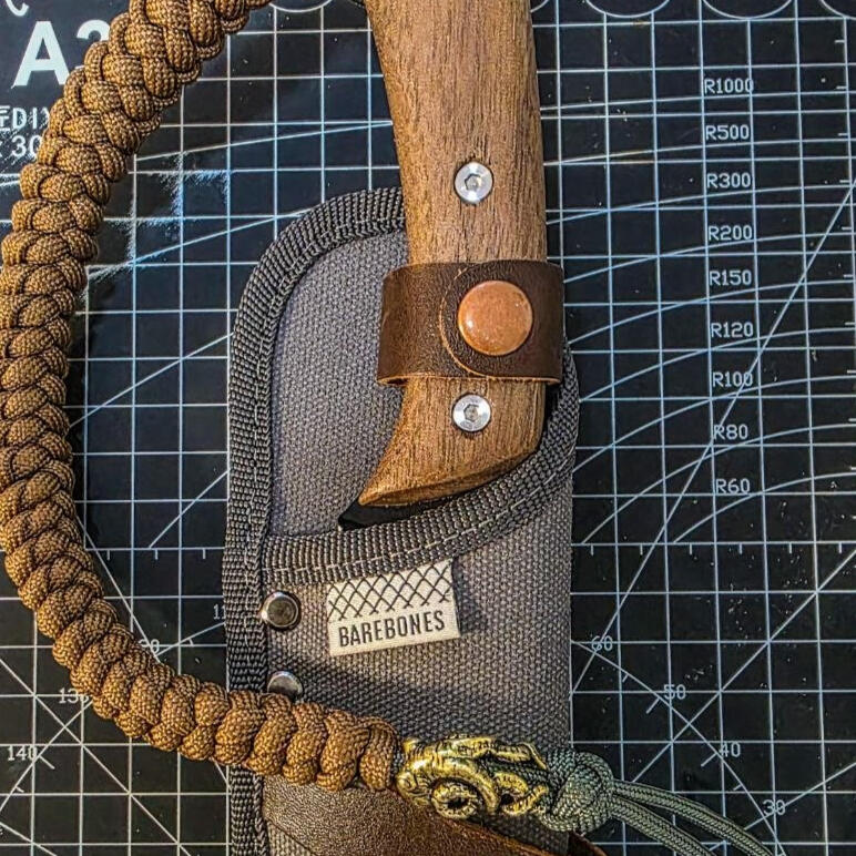 Zipper Sinnet - Large Knife lanyard with premium accent bead